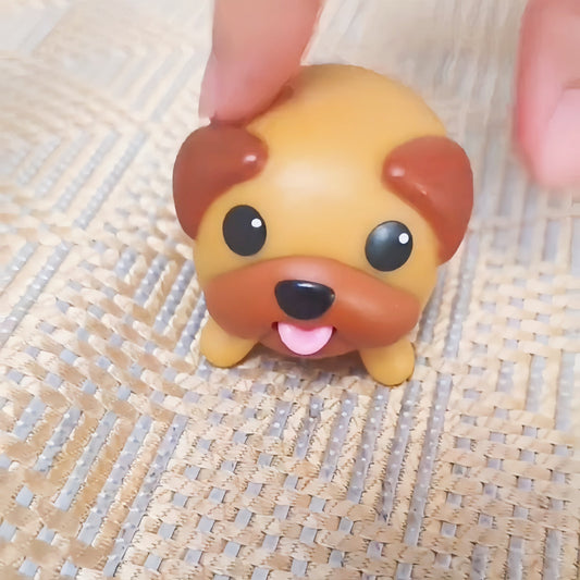 Tongue Out Moji Dog Squishy Fidget Toy, Cute Stress Relief Squeeze Toy, Novelty Gift for Kids & Adults